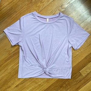 Jinkesi Knotted Shirt Lavender Size Medium
